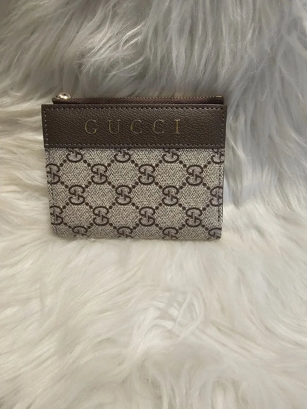 Slim Short Wallet With Zip Coin And Card Holder
